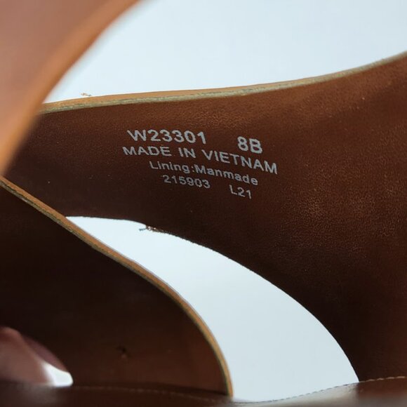 COLE HAAN mira cross-band leather slingback sandals Sz 8B - Picture 8 of 8